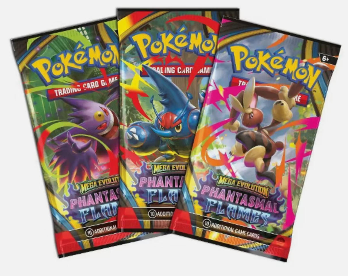 [Pre-order] English Pokemon 美版 Phantasmal Flames 3 Pack Blister 1 set of 2 (Sneasel+Weavile))