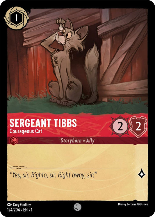 128/204-EN-9: Sergeant Tibbs – Courageous Cat