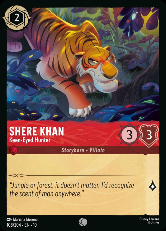 108/204·EN·10: Shere Khan - Keen‐Eyed Hunter