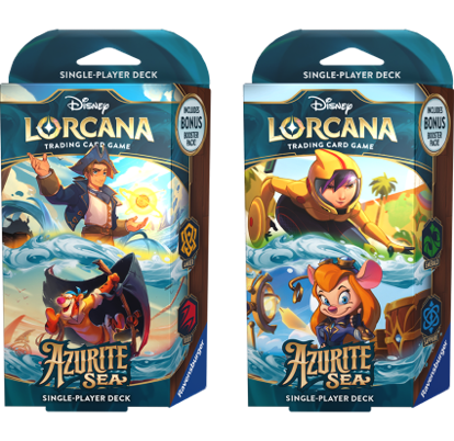 Set 6 Azurite Sea | Disney Lorcana by Ravensburger ENGLISH Starter Deck