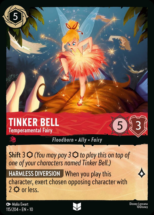115/204·EN·10: Tinker Bell - Temperamental Fairy