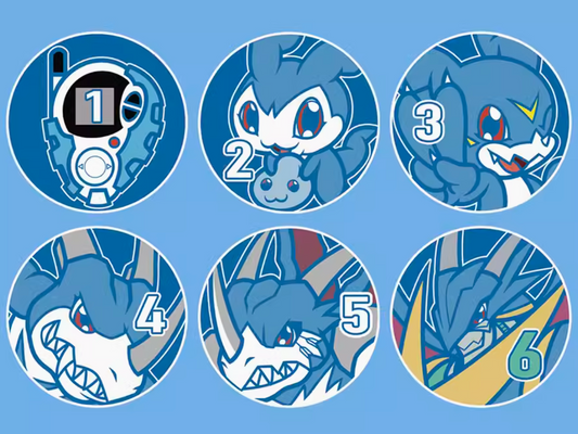 [Dice] Digimon 02 UlforceVeedramon AeroVeedramon Veedramon Veemon