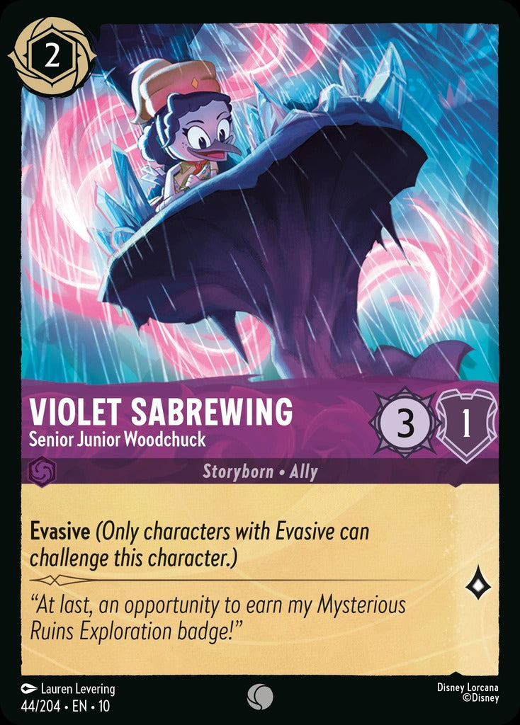044/204·EN·10: Violet Sabrewing - Senior Junior Woodchuck