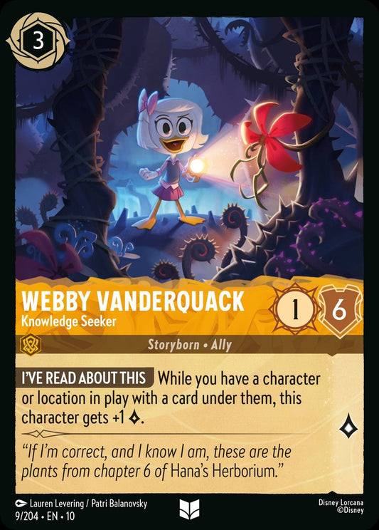 009/204·EN·10: Webby Vanderquack - Knowledge Seeker
