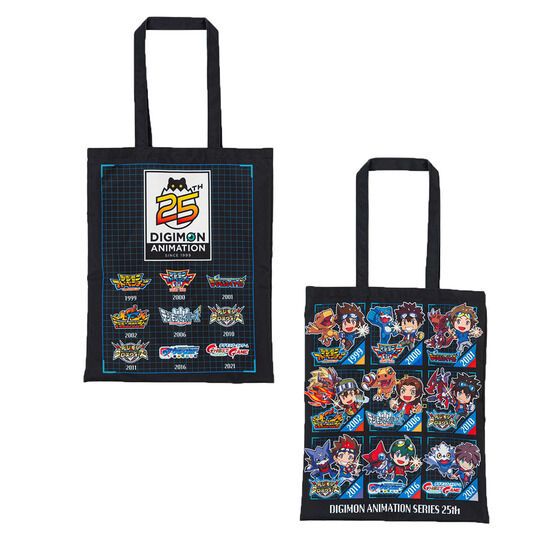 (PRE-ORDER)(預訂) [Official Products][官方產品] - [Digimon Adventure 25th Anniversary Anime Series] Tote Bag [數碼暴龍25週年紀念] 手提袋