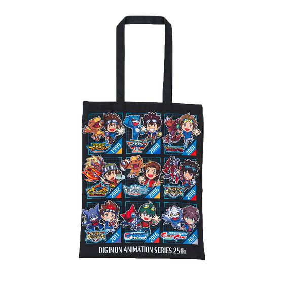 (PRE-ORDER)(預訂) [Official Products][官方產品] - [Digimon Adventure 25th Anniversary Anime Series] Tote Bag [數碼暴龍25週年紀念] 手提袋