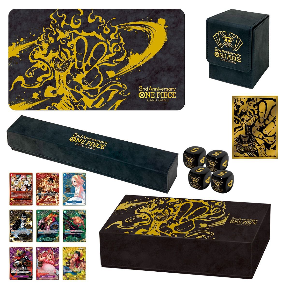 (PRE-ORDER) ONE PIECE CARD GAME 2nd Anniversary Set 海賊王咭牌遊戲 兩週年禮盒套裝