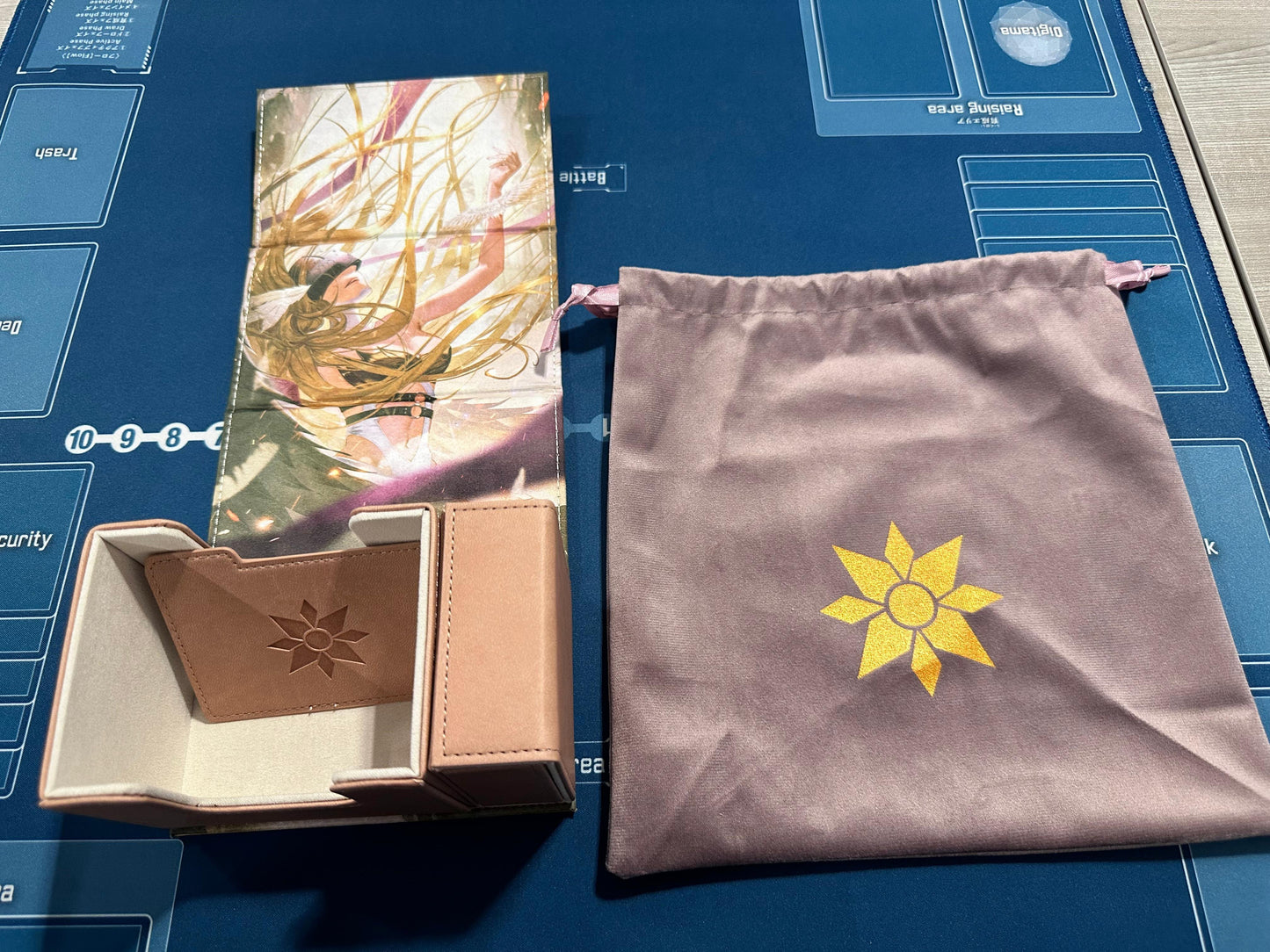 [Deck Box] AngeWomon Leather Deck Box Digimon