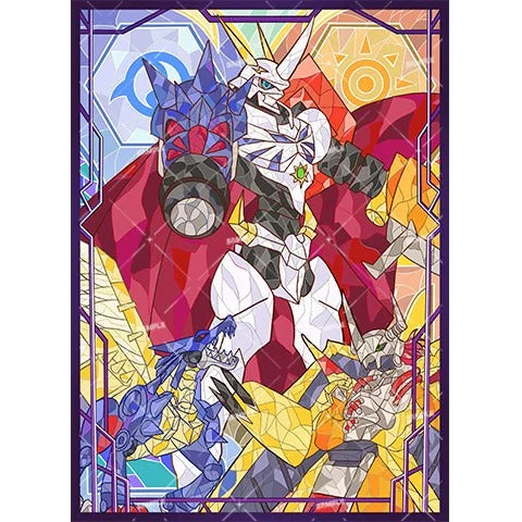 [Sleeves] Stained Glass Digimon, Omnimon, Wargreymon, MetalGarurumon