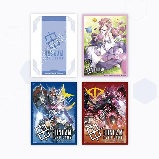 [Sleeves] Gundam Card Game  Official Card Sleeve 01 (4TYPES) 高達卡牌遊戲 官方卡套 第一彈(4種)