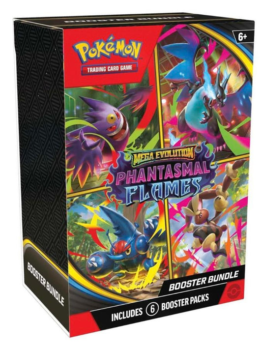 English Pokemon 美版 Mega Evolution Phantasmal Flames Booster Bundle