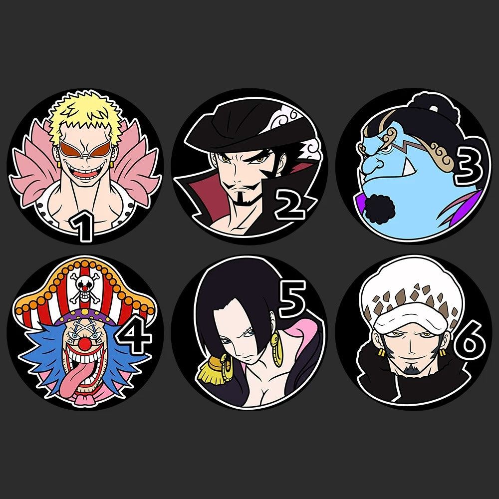 [Dice] One Piece Doflamingo, Mihawk, Jinbe, Buggy, Hancock, Law
