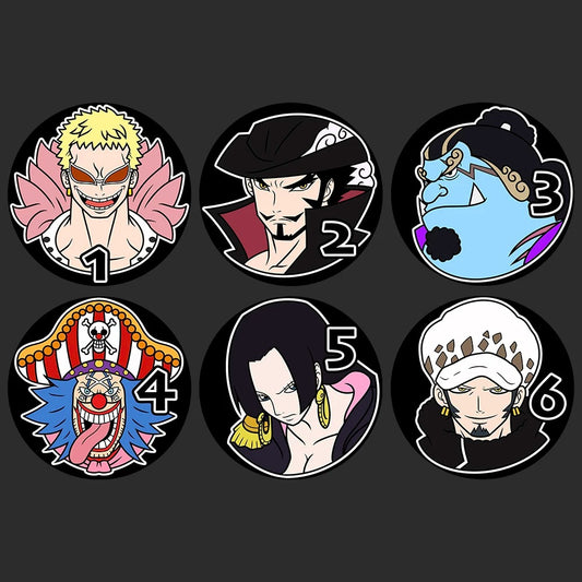 [Dice] One Piece Doflamingo, Mihawk, Jinbe, Buggy, Hancock, Law