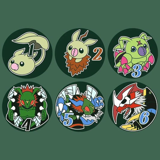 [Dice] Digimon Leafmon, Minomon, Wurmmon, Stingmon, Dinobeemon, Imperialdramon
