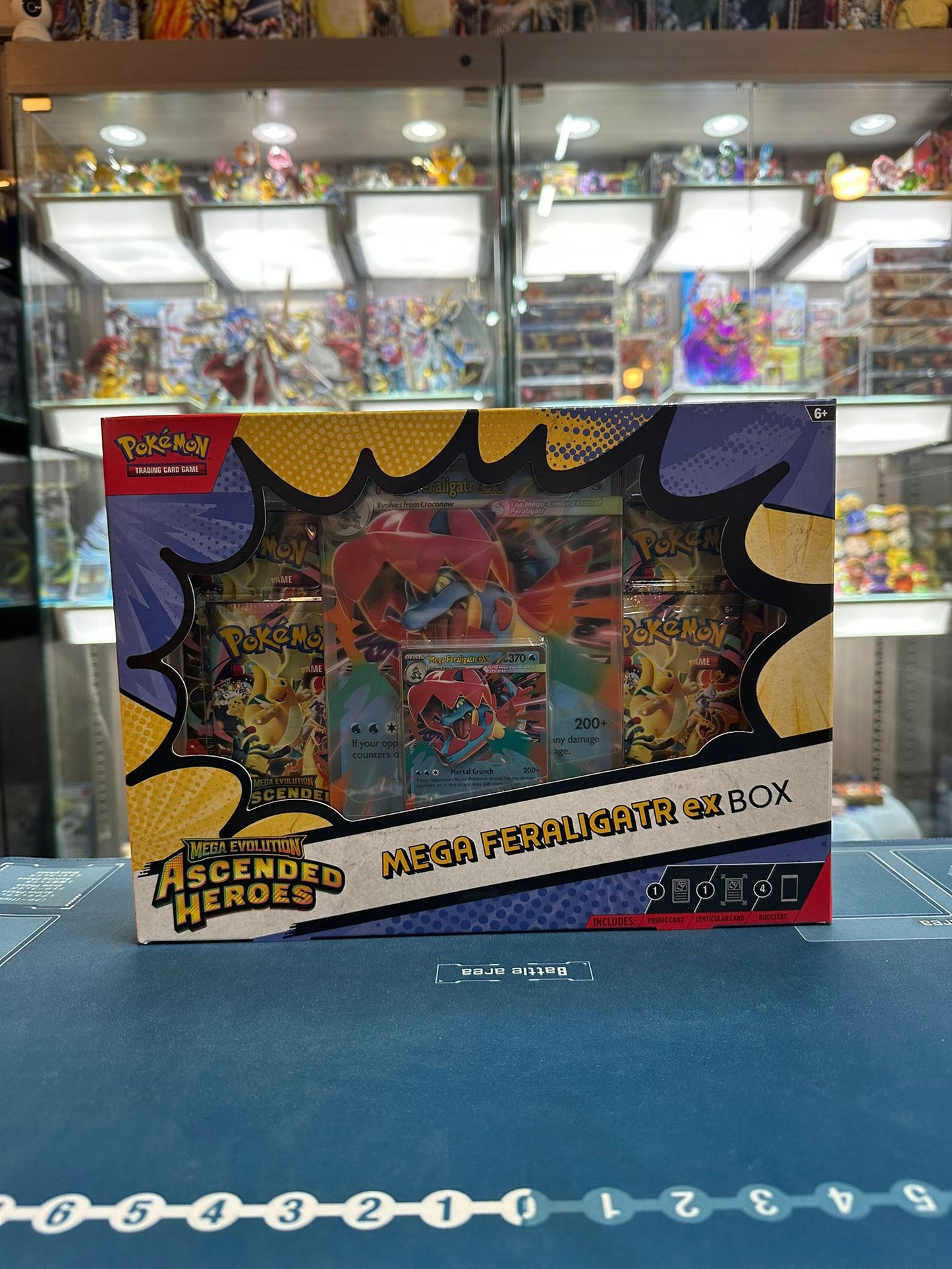 [ME2.5] English Pokemon 美版 Ascended Heroes ex Box Mega Feraligatr ex