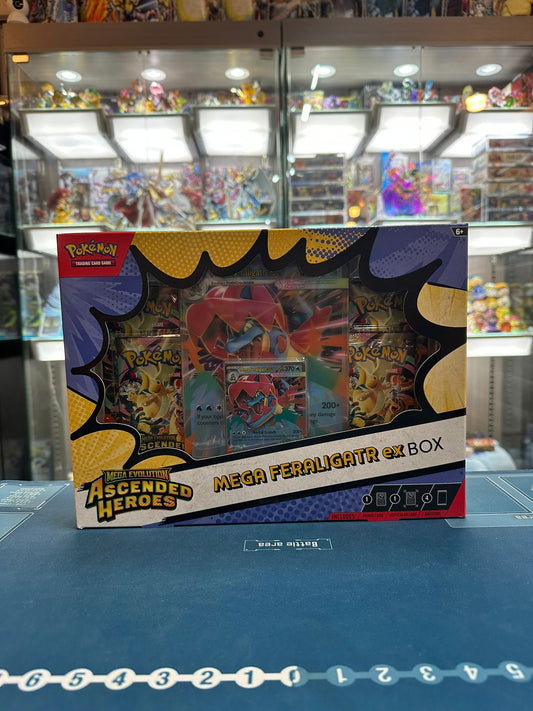 [ME2.5] English Pokemon 美版 Ascended Heroes ex Box Mega Feraligatr ex