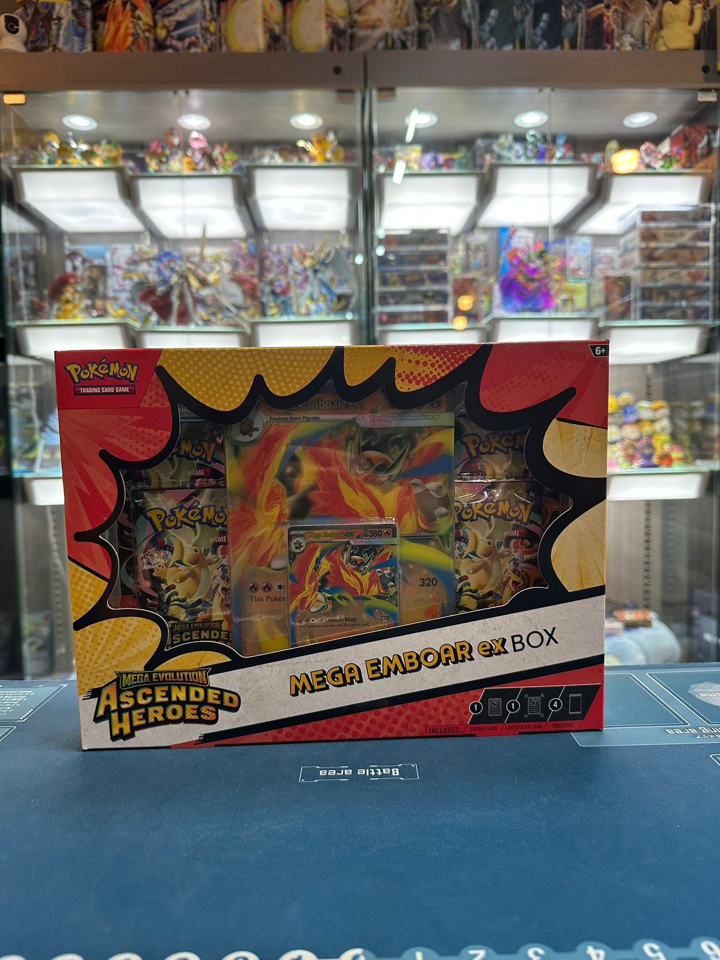 [ME2.5] English Pokemon 美版 Ascended Heroes ex Box Mega Emboar ex