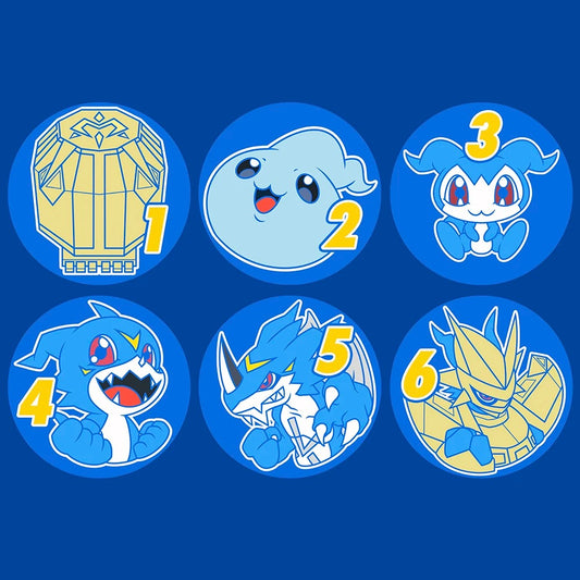 [Dice] Digimon Digi-egg of Miracles, Chibomon, DemiVeemon, Veemon, ExVeemon, Magnamon