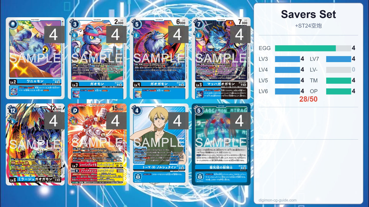 BT25 - Full Set 套裝