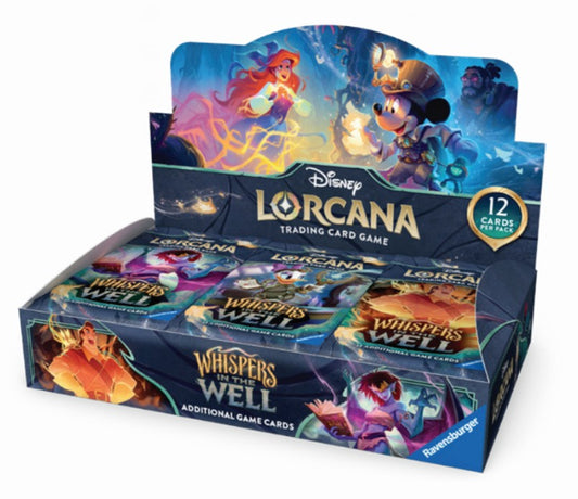 Set 10 - Whispers in the Well | Disney Lorcana by Ravensburger ENGLISH Booster Pack Box Case