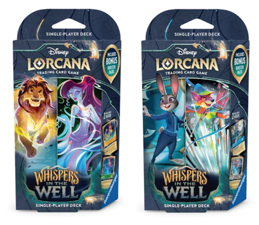 Starter Set 10 - Whispers in the Well | Disney Lorcana by Ravensburger ENGLISH Starter Deck
