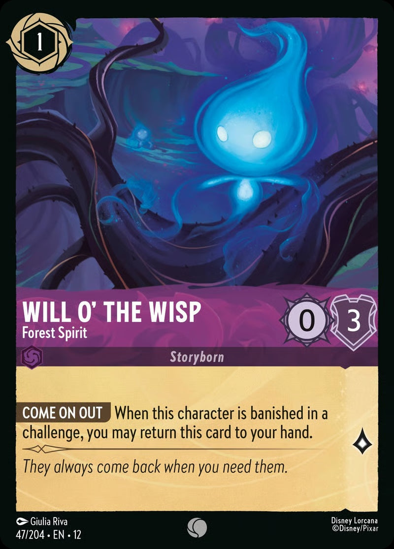 047/204-EN-12: Will O' the Wisp - Forest Spirit
