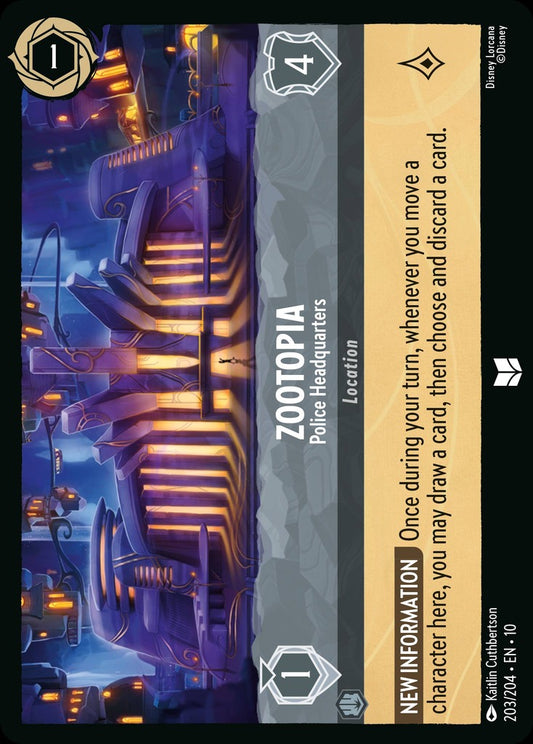 203/204·EN·10: Zootopia - Police Headquarters