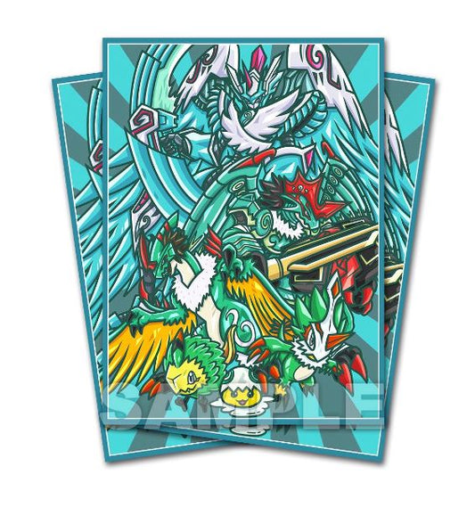 [Sleeves] Digimon Pteromon Galemon Grand Galemon Zephagamon Evolution Line