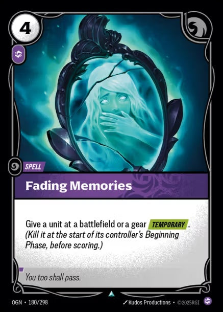 （繁中）OGN-180/298 - Fading Memories 逝去回憶