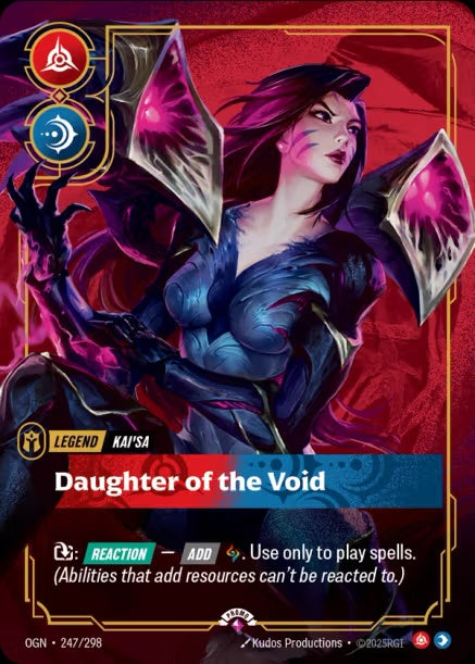 OGN-247/298 - Daughter of the Void（繁中）