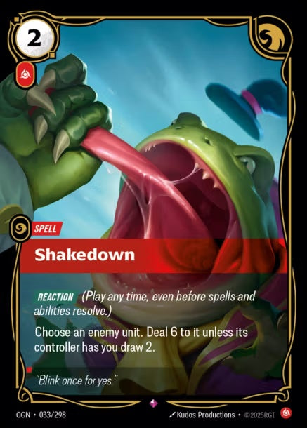 OGN-033/298 - Shakedown（繁中）