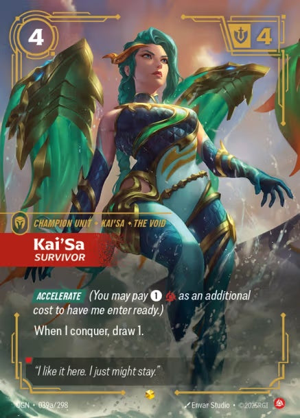 OGN-039a/298 - Kai'Sa, Survivor（繁中）