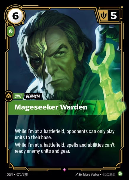 OGN-070/298 - Mageseeker Warden（繁中）