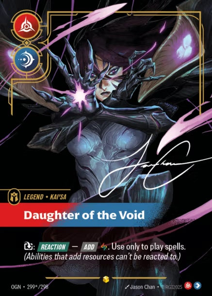 OGN-299*/298 - Daughter of the Void（繁中）(Alt Art)(異畫)