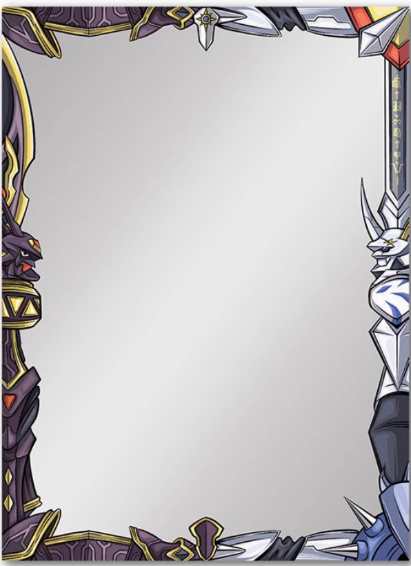 [Sleeves] Alphamon & Omnimon Outer sleeves & Frame