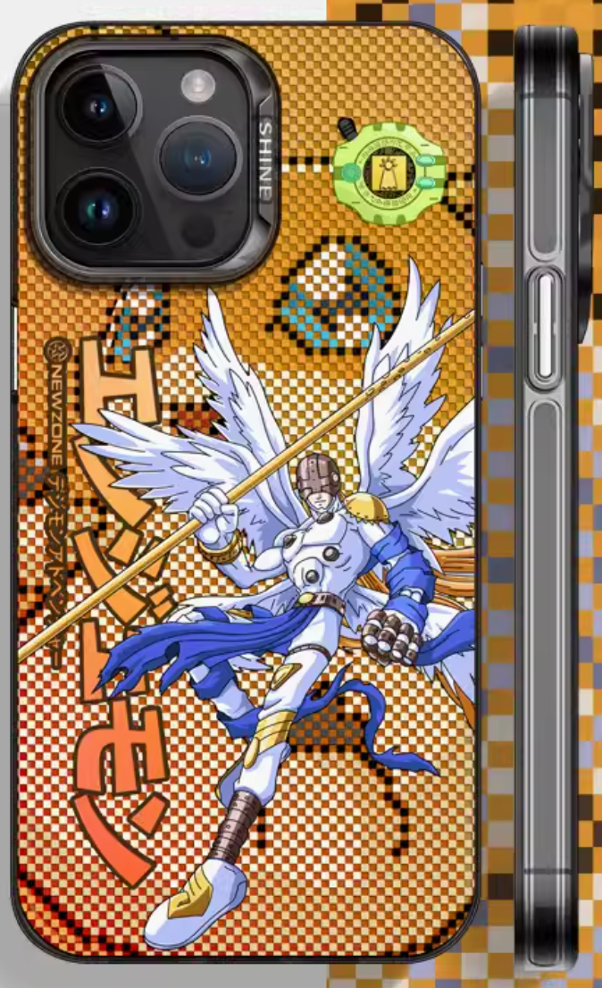 [Misc] Digimon 01 iPhone Phone Case 8-bit style