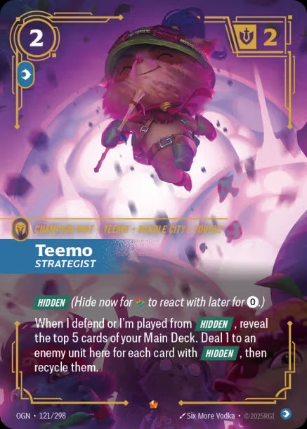 OGN-121/298 - Teemo, Strategist（繁中）