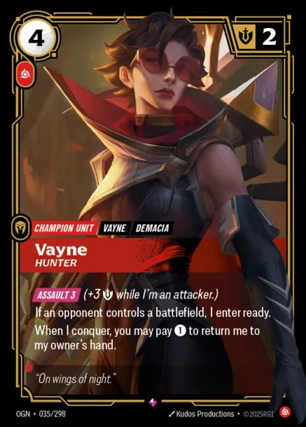 OGN-035/298 - Vayne, Hunter（繁中）