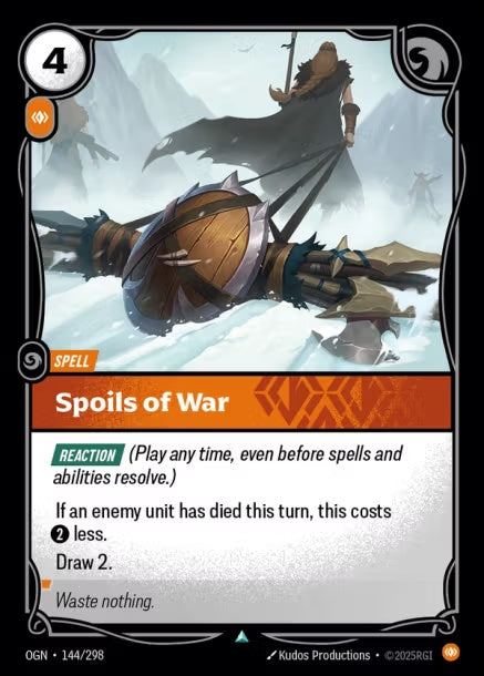 （繁中）OGN-144/298 - Spoils of War 戰利品