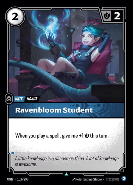 OGN-103/298 - Ravenbloom Student（繁中）