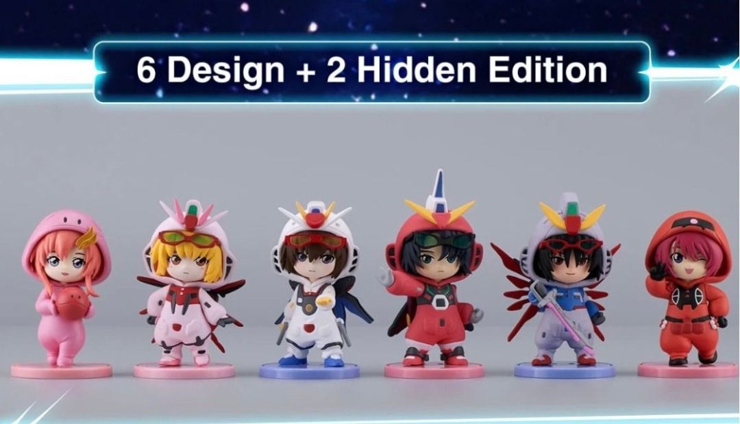 [Official Products][官方產品] - BNFIGURE Q MOBILE SUIT GUNDAM SEED DESTINY PAJAMARS VER. (1 Box  - 6EA) BN Figure Q機動戰士高達SEED DESTINY 睡衣造型 (1 盒Box  - 6件)