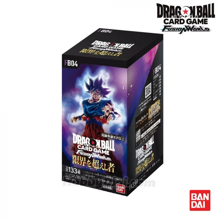 【FB-04】Dragon Ball Super Card Game Fusion World Booster Pack 04【FB04】龍珠超咭牌遊戲 融合世界 第四彈 超越界限者