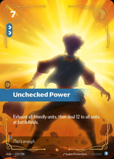 OGN-123/298 - Unchecked Power（繁中）