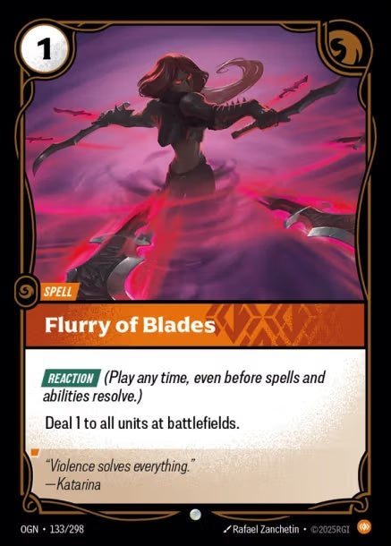 OGN-133/298 - Flurry of Blades（繁中）