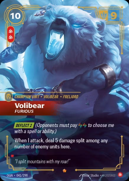 OGN-041/298 - Volibear, Furious（繁中）