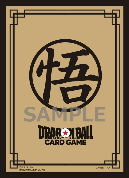 [Sleeves] DRAGON BALL SUPER CARD GAME Official Card Sleeves Limited Edition 02 -Son Goku (Gold)-