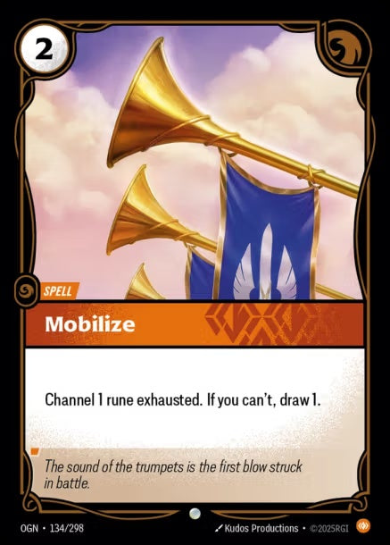 OGN-134/298 - Mobilize（繁中）