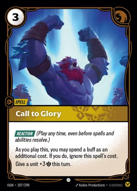 OGN-207/298 - Call to Glory（繁中）