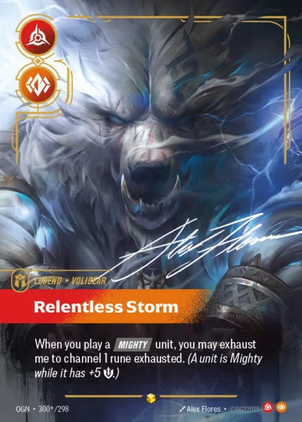 OGN-300*/298 - Relentless Storm（繁中）(Alt Art)(異畫)