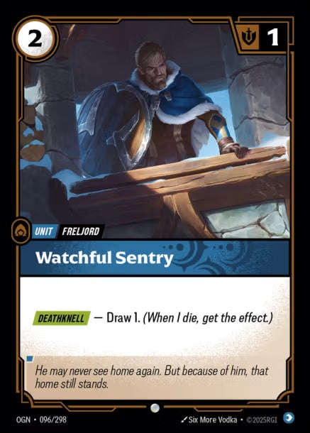 OGN-096/298 - Watchful Sentry（繁中）
